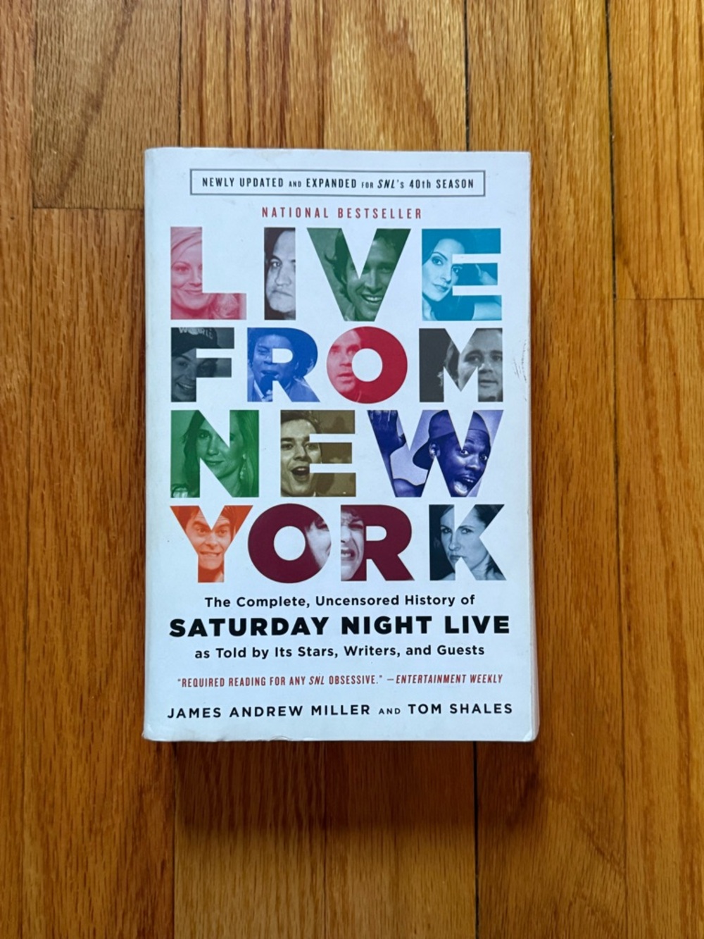 Live From New York: Saturday Night Live Hardcover - Colorful Typography